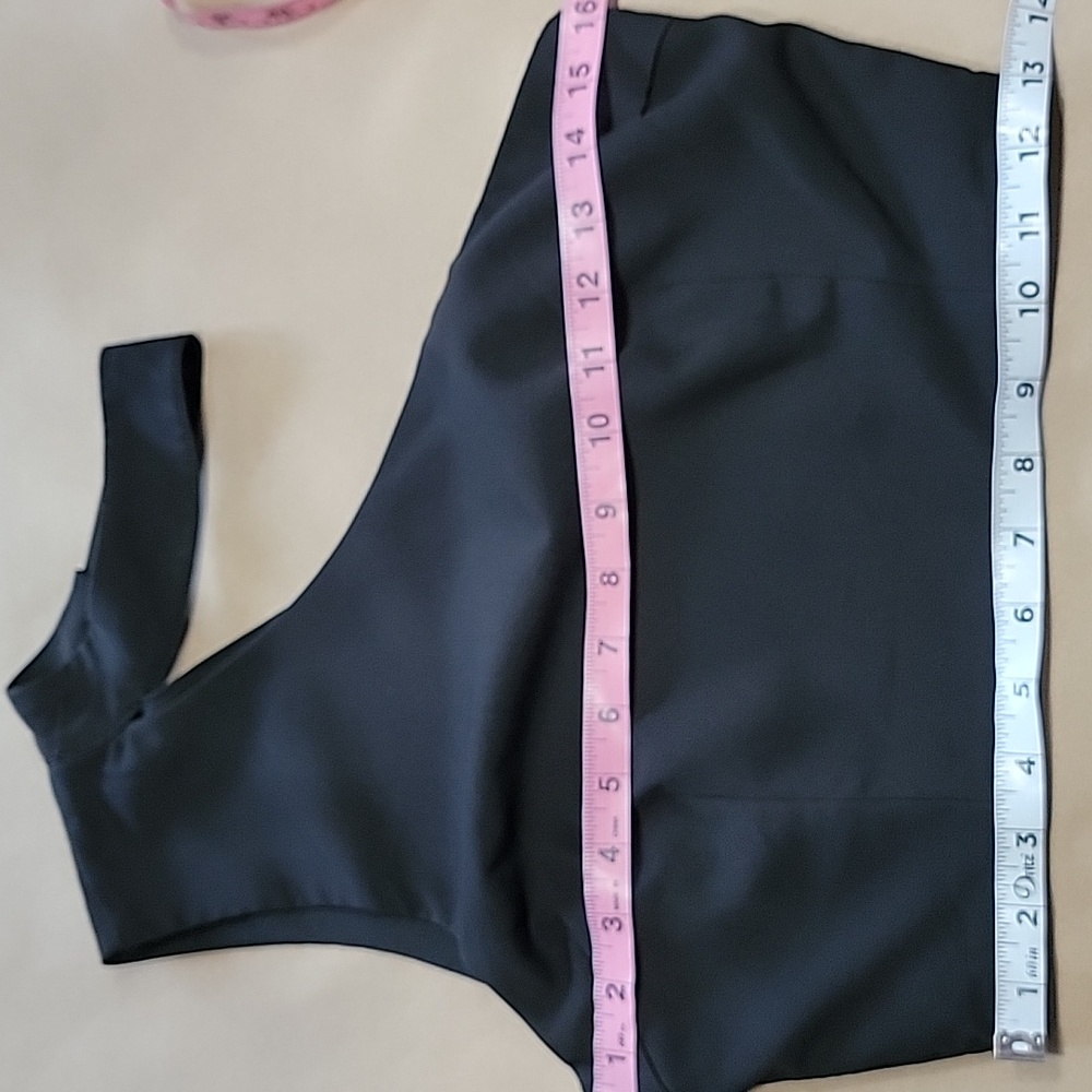 Forever 21 Size S Black High Neck Cropped 1 Shoulder Top, Exc, Like New Cond. - Picture 5 of 11